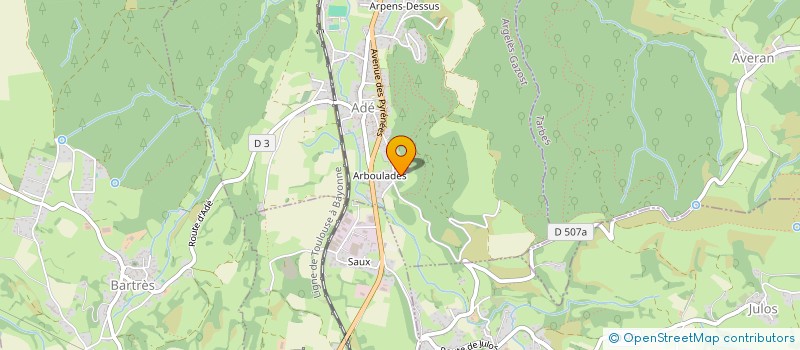 localisation de l'entreprise SCI ROBY  ADE