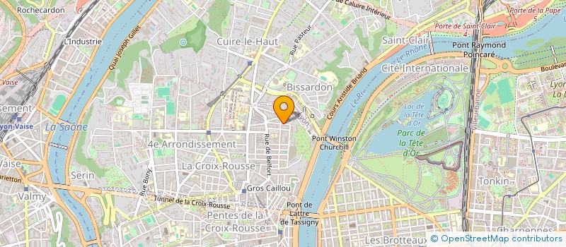 localisation de l'entreprise SCI ROBYS  LYON