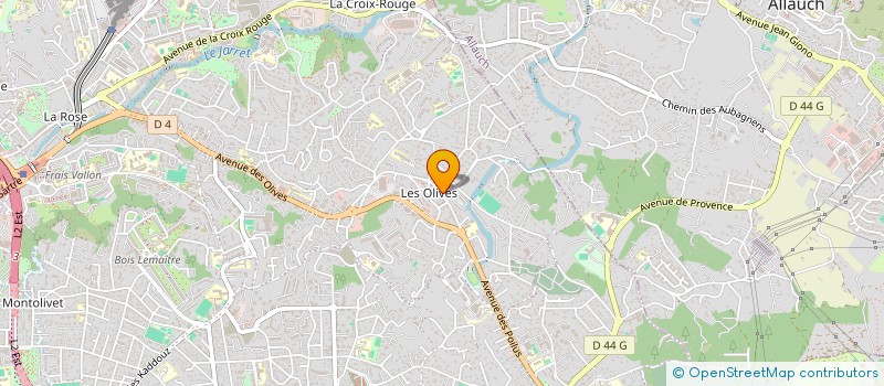 localisation de l'entreprise SCI ROC à MARSEILLE