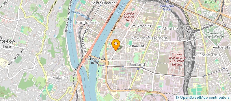 localisation de l'entreprise SCI ROC  LYON