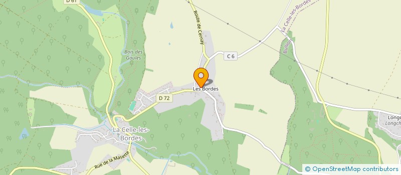 localisation de l'entreprise SCI ROC  LA CELLE-LES-BORDES