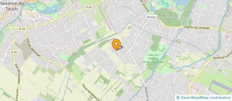 localisation de l'entreprise SCI ROC  CUGNAUX