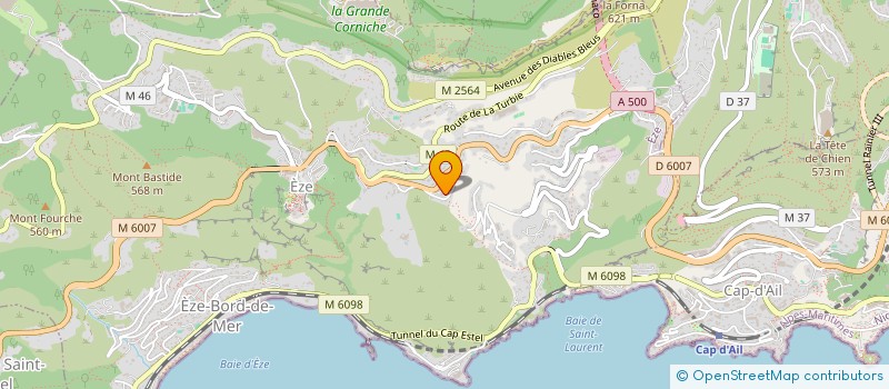 localisation de l'entreprise SCI ROC  EZE