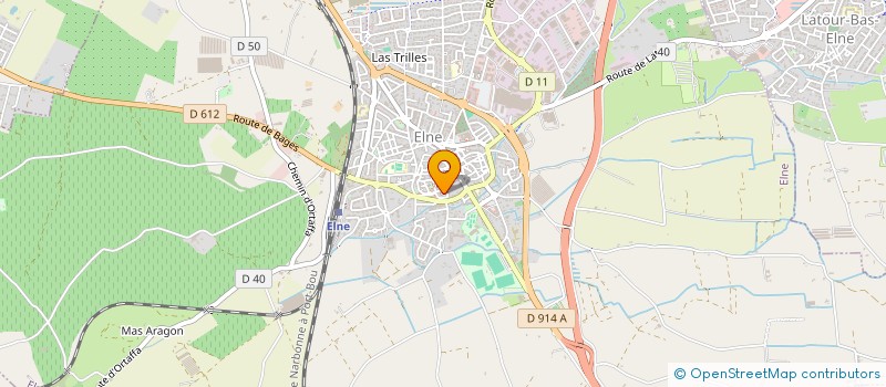 localisation de l'entreprise SCI ROC 65  ELNE