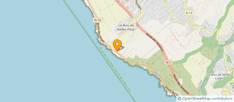 localisation de l'entreprise SCI ROC à SAINT-LEU