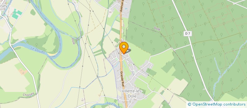 localisation de l'entreprise SCI ROC-DAY  VILLETTE-LES-DOLE