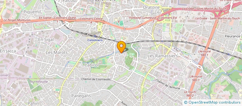 localisation de l'entreprise SCI ROC DE PATACOU à COLOMIERS
