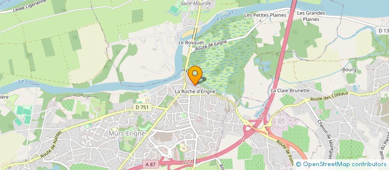 localisation de l'entreprise SCI ROC ERIGNE  LES PONTS-DE-CE