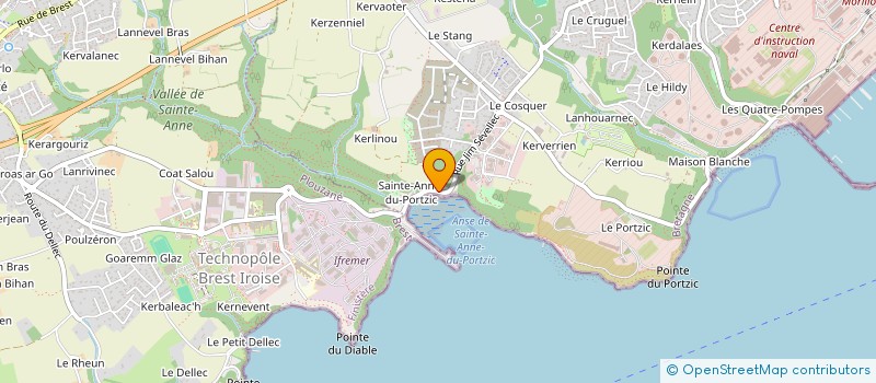 localisation de l'entreprise SCI ROC'H AR MOR  BREST