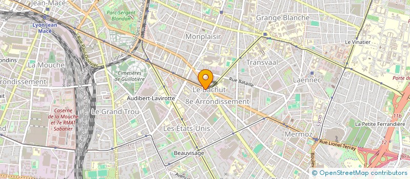 localisation de l'entreprise SCI ROC I  LYON