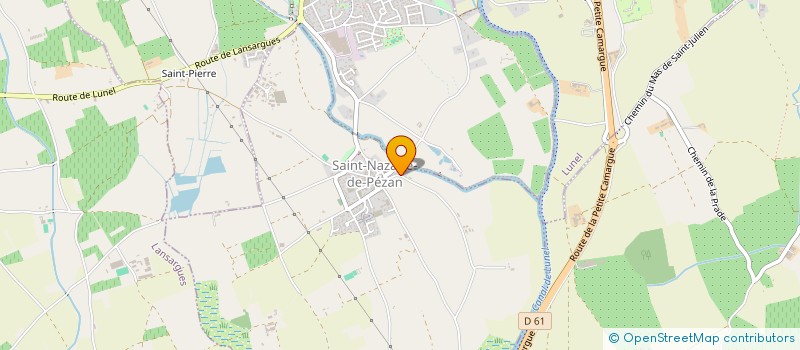 localisation de l'entreprise SCI ROC IMMO  SAINT-NAZAIRE-DE-PEZAN