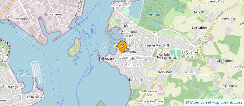 localisation de l'entreprise SCI ROC SAINT MICHEL  LOCMIQUELIC