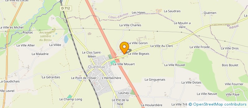 localisation de l'entreprise SCI ROCA  QUEDILLAC