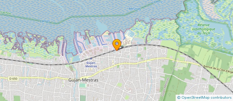 localisation de l'entreprise SCI ROCA  GUJAN-MESTRAS