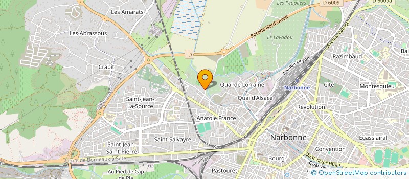 localisation de l'entreprise SCI ROCA-FORTIS à NARBONNE