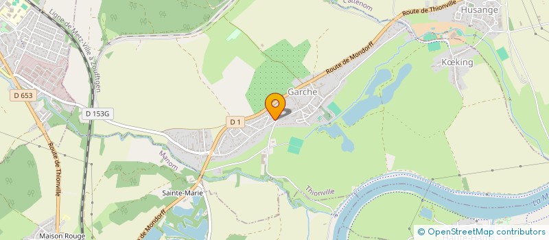 localisation de l'entreprise SCI ROCADIMA à THIONVILLE