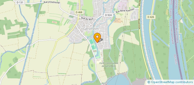 localisation de l'entreprise SCI ROCAFORT  MATZENHEIM