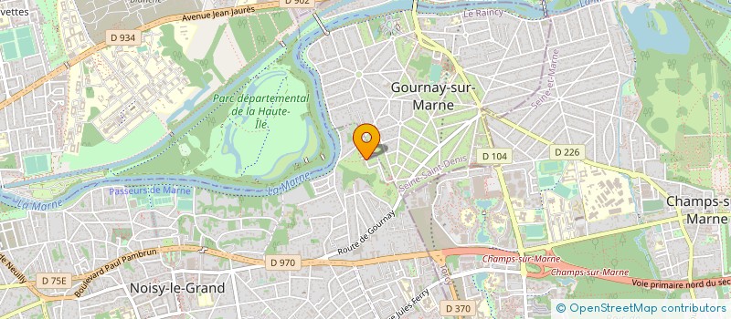 localisation de l'entreprise SCI ROCAILLE à NOISY-LE-GRAND