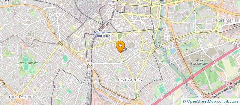 localisation de l'entreprise SCI ROCALI à MONTPELLIER