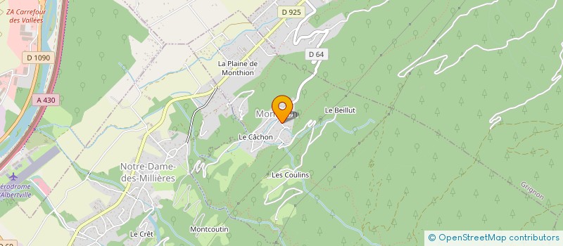 localisation de l'entreprise SCI ROCALILOU  MONTHION