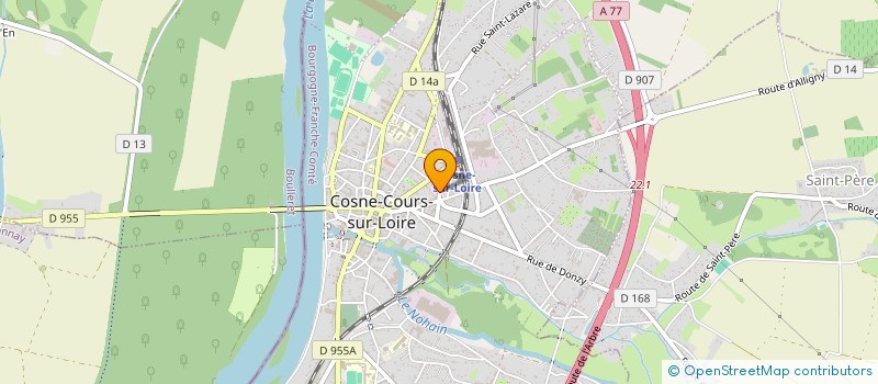 localisation de l'entreprise SCI ROCAMA à COSNE-COURS-SUR-LOIRE