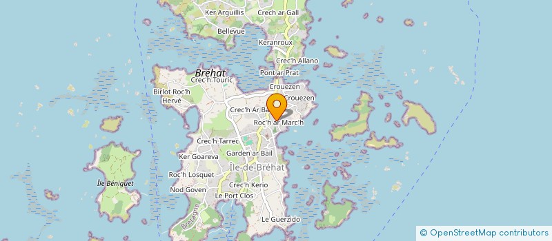 localisation de l'entreprise SCI ROCAMARIE BIGOURDAN  ILE-DE-BREHAT