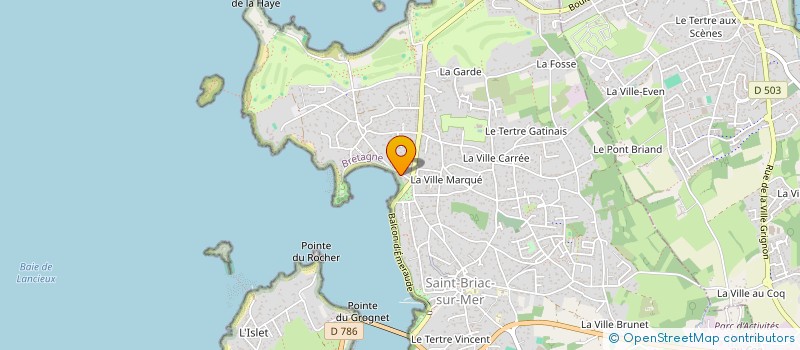 localisation de l'entreprise SCI ROCAMBEAU  SAINT-BRIAC-SUR-MER