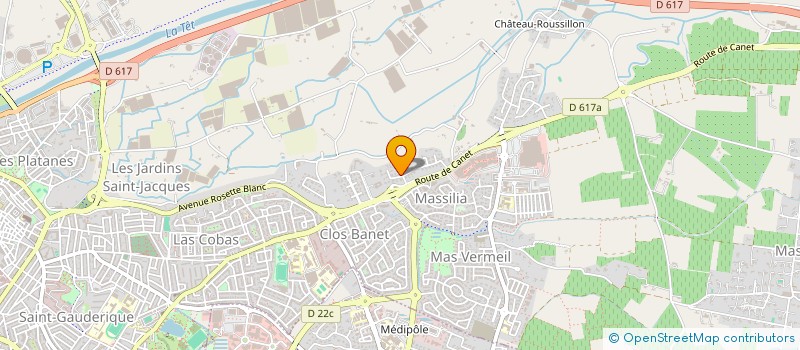 localisation de l'entreprise SCI ROCAMED à PERPIGNAN