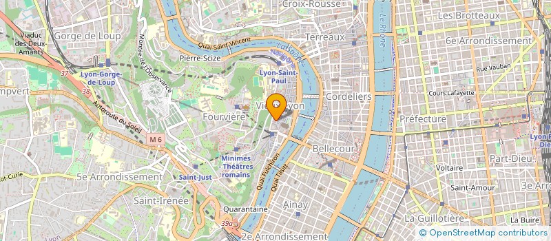 localisation de l'entreprise SCI ROCANA  LYON