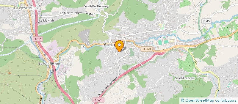 localisation de l'entreprise SCI ROCAPA  AURIOL