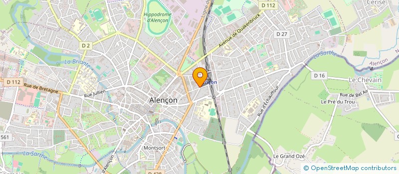 localisation de l'entreprise SCI ROCAS à ALENCON