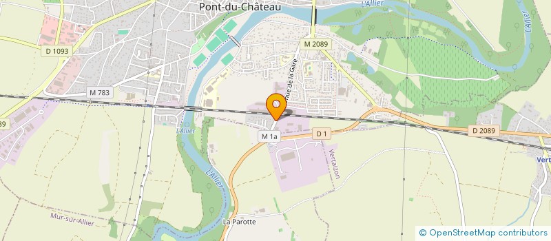 localisation de l'entreprise SCI ROCASTE  PONT-DU-CHATEAU