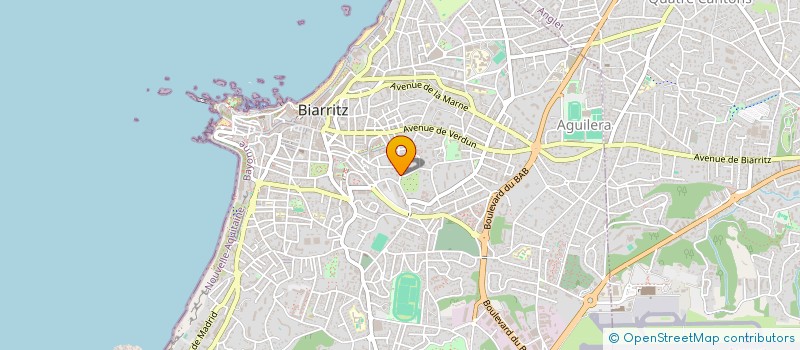 localisation de l'entreprise SCI ROCATRI à BIARRITZ