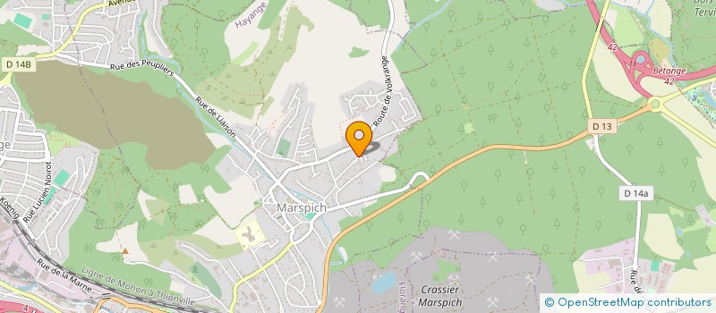 localisation de l'entreprise SCI ROCCA  HAYANGE