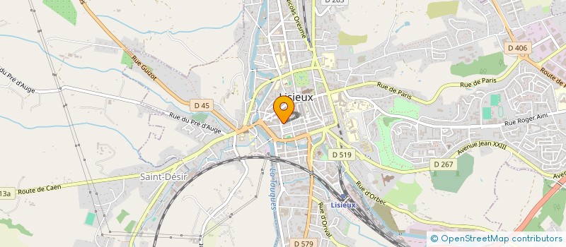 localisation de l'entreprise SCI ROCCA à LISIEUX