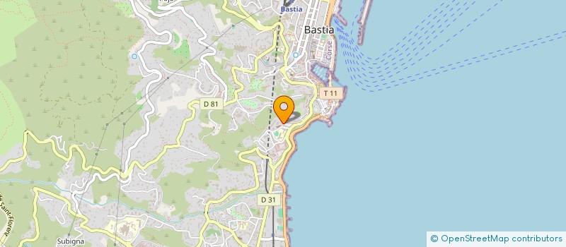 localisation de l'entreprise SCI ROCCA BIANCA  BASTIA