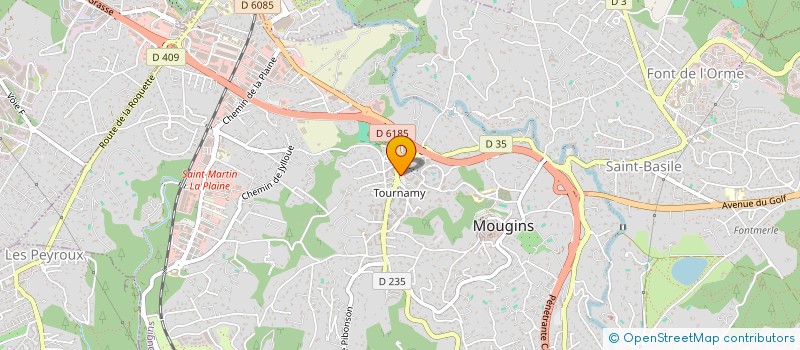 localisation de l'entreprise SCI ROCCA MOUGINS à MOUGINS