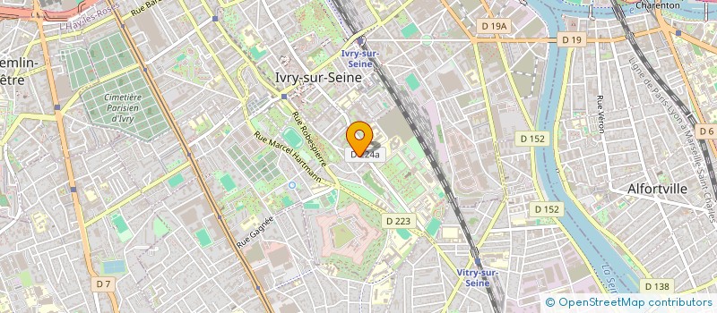 localisation de l'entreprise SCI ROCCAPALUMBA à IVRY-SUR-SEINE