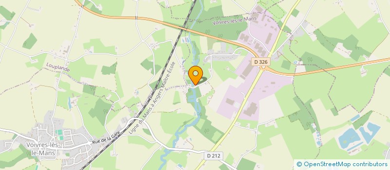 localisation de l'entreprise SCI ROCE  VOIVRES LES LE MANS