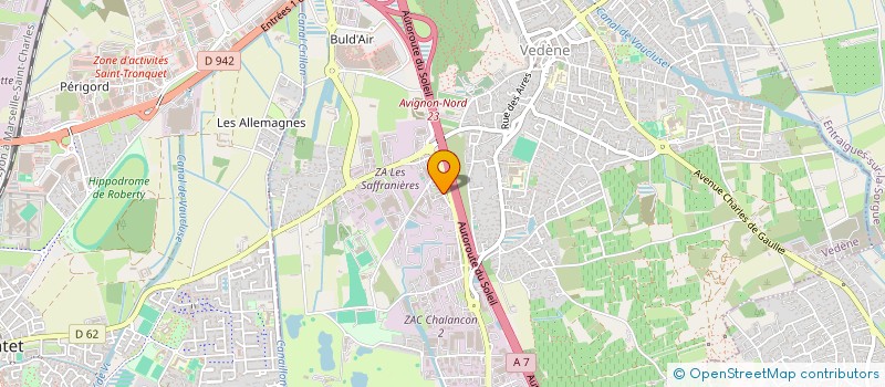 localisation de l'entreprise SCI ROCH  VEDENE