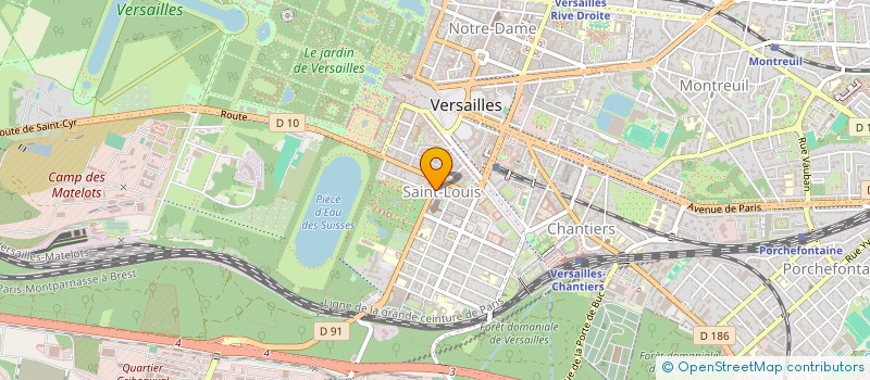 localisation de l'entreprise SCI ROCH ARHON à VERSAILLES