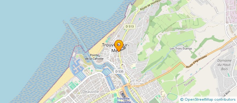localisation de l'entreprise SCI ROCH'ARMOR à TROUVILLE-SUR-MER