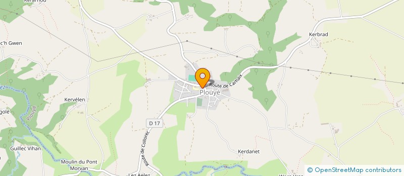 localisation de l'entreprise SCI ROCH TREVEZEL  LA FEUILLEE