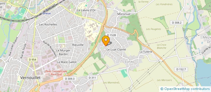 localisation de l'entreprise SCI ROCHA à LURAY