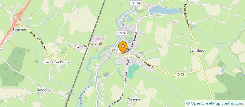 localisation de l'entreprise SCI ROCHA  PALINGES