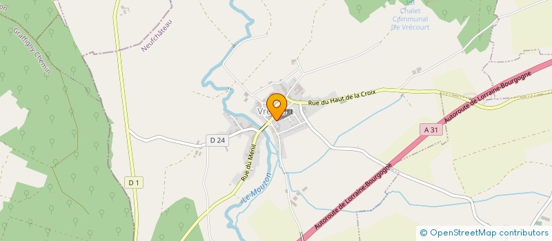 localisation de l'entreprise SCI ROCHA  VRECOURT