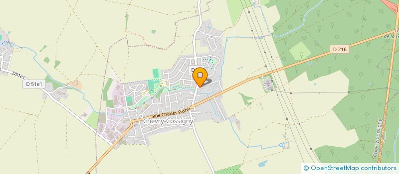 localisation de l'entreprise SCI ROCHA  CHEVRY-COSSIGNY