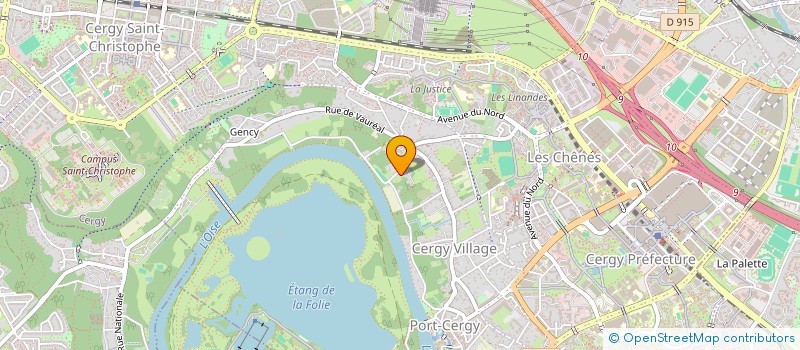 localisation de l'entreprise SCI ROCHA CALVAO  CERGY