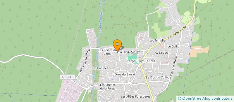 localisation de l'entreprise SCI ROCHABEAN à LEGE-CAP-FERRET