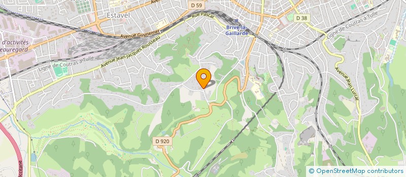 localisation de l'entreprise SCI ROCHAMBEAU  BRIVE-LA-GAILLARDE